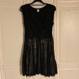 New black midi dress